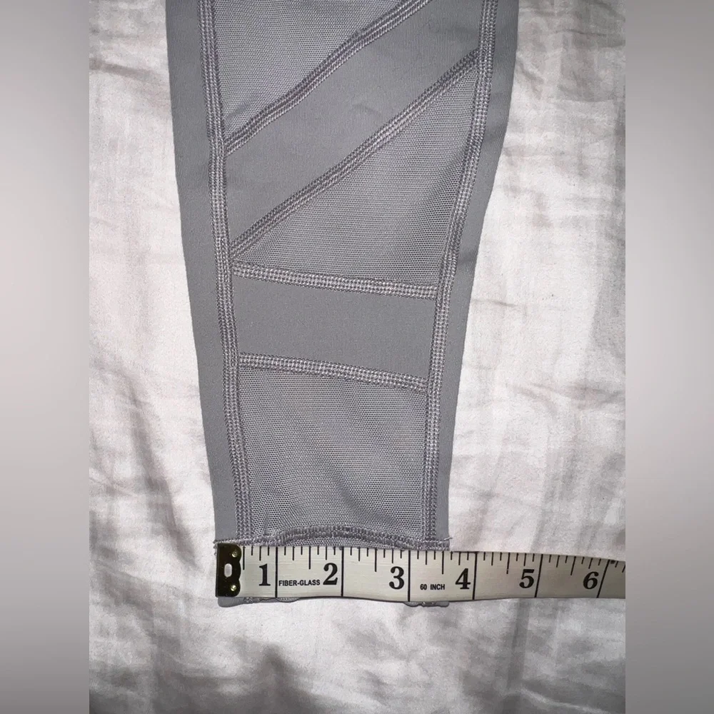 Lululemon Wunder Under Mesh Panel Leggings Gray Size 4
